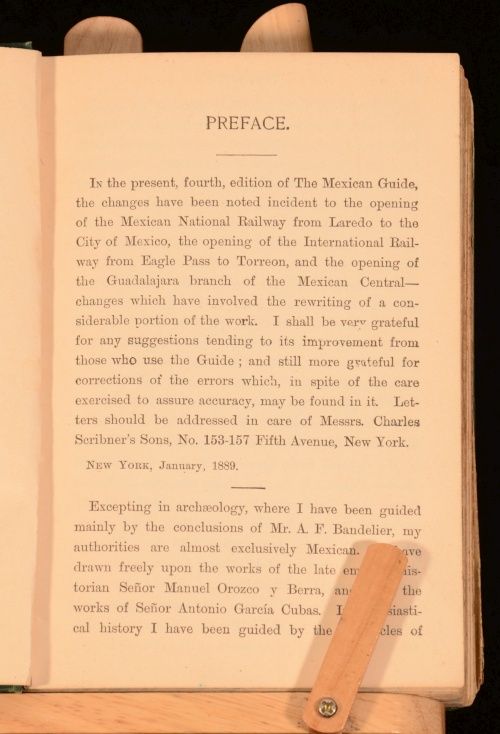 1890 The Mexican Guide Thomas Janvier Maps