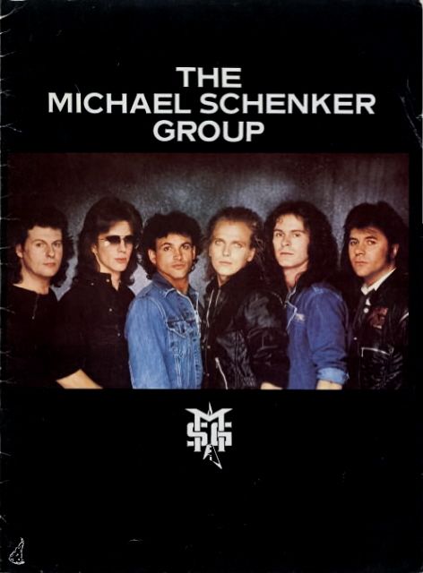 Michael Schenker Group 1983 Built to Destroy Tour Concert Program Book