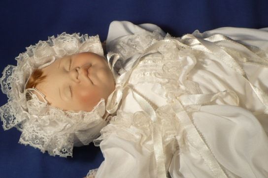 NEWBORN BABY Doll Signed Numbered Lee Middleton First Moments 1983