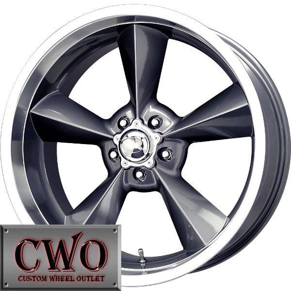 18 Gunmetal MB Old School Wheels Rims 5x127 5 Lug Chevy GMC C1500 Jeep