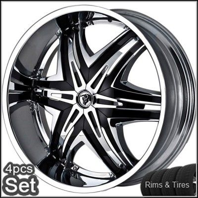 30 Diablo Wheels and Tires Pkg for for Chevy Ford Dodge RAM Rim Tahoe