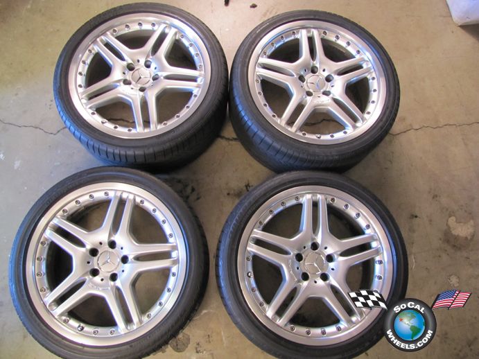 four 05 07 Mercedes SL65 SL63 CLS Factory 19 2 pc Wheels OEM Rims