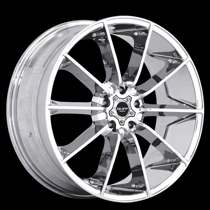  x10 Ruff Racing R943 Chrome 5x120 w 45 Et R943KP5H45C72 Rims