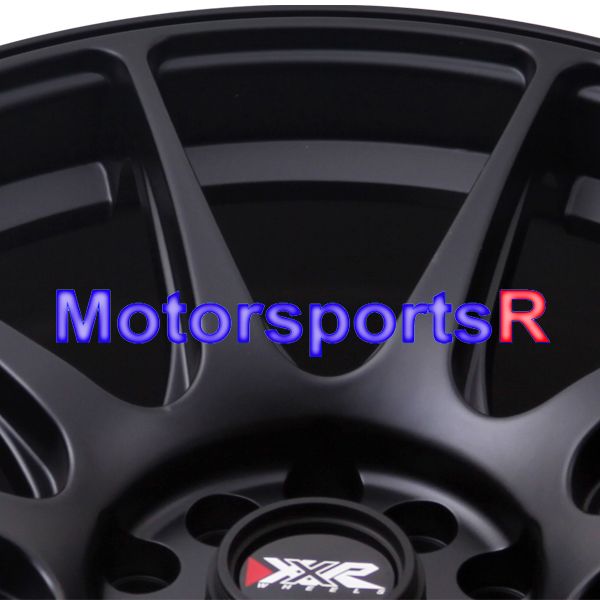 XXR 527 Flat Black Concave Rims Wheels 04 05 07 08 09 Subaru WRX STI