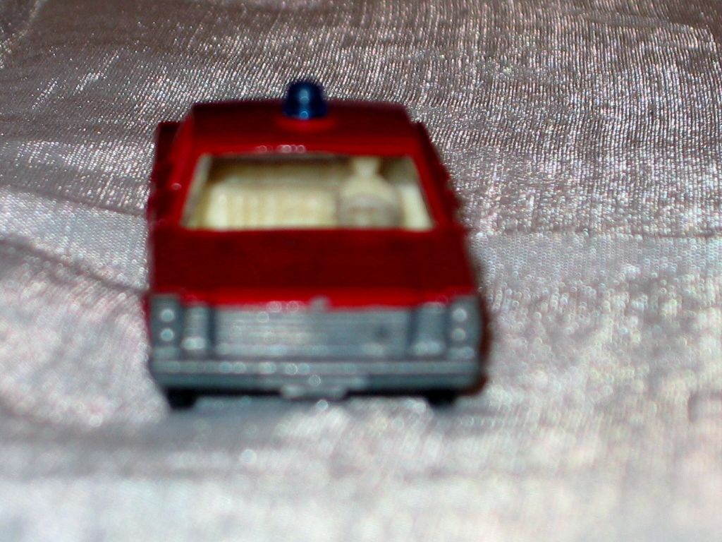 Vintage 1960s Matchbox series #59 Ford Galaxie A Red Diecast Matchbox