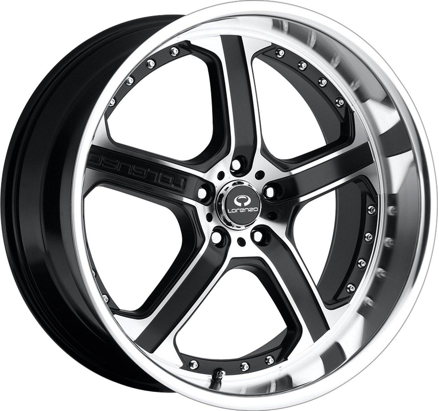 20x8 5 20x10 Black Lorenzo Wheels Rims 5x4 5 Mustang