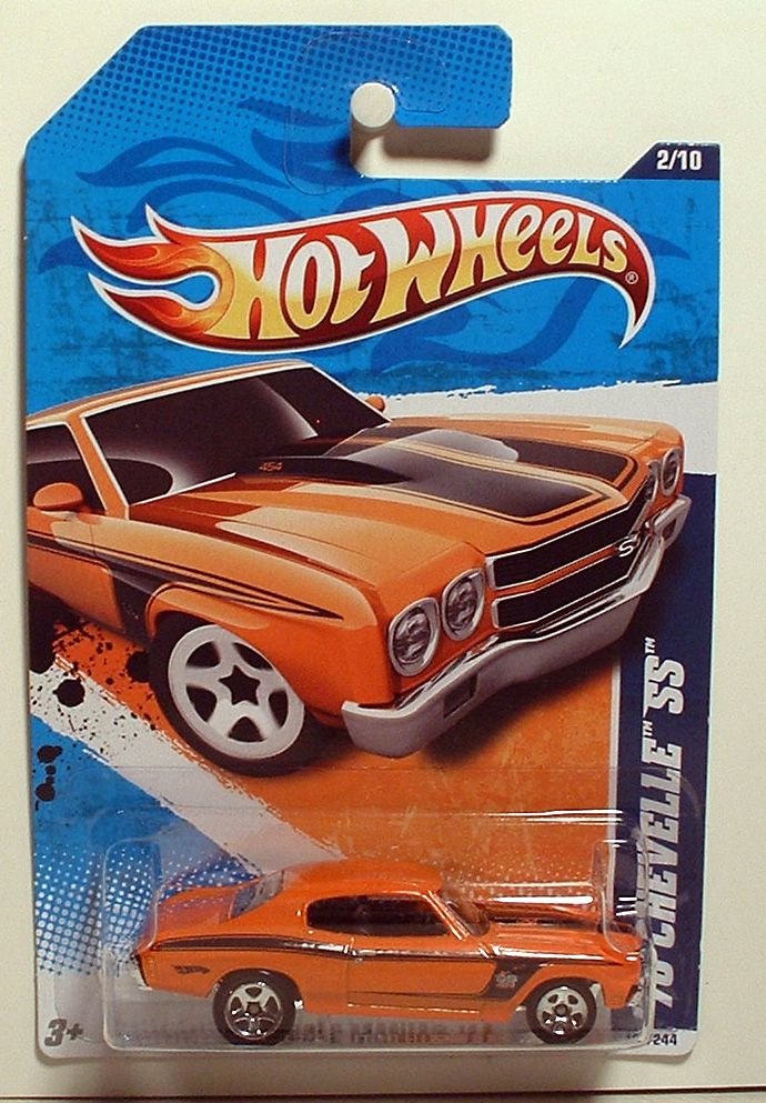 Hot Wheels 2011 102 Muscle Mania 70 Chevelle SS Orange