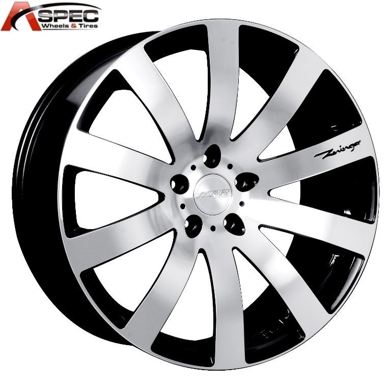 MRR HR4 20x9 5x114 3 40 Black Machined Rims Wheels