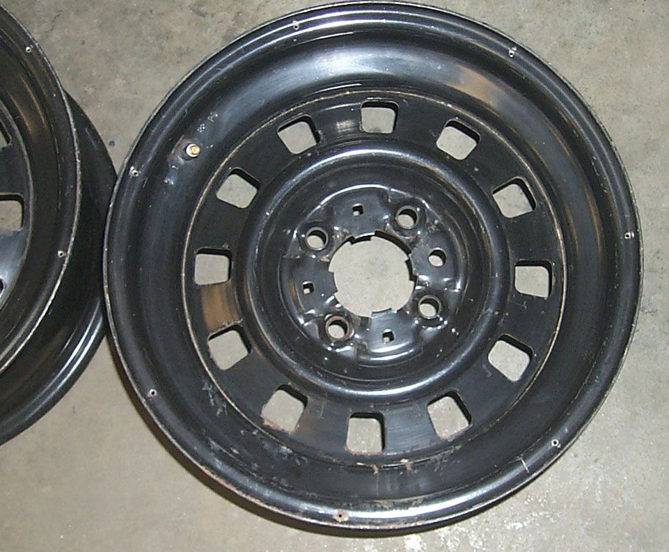 15x7 Steel Wheels 1986 86 Ford Mustang Police Interceptor Package