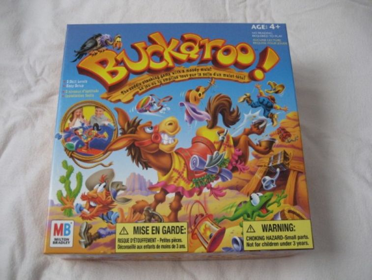 Milton Bradley Buckaroo Saddle Stacking Game SEALED