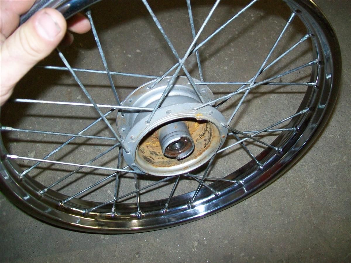 84 1984 Suzuki FA50 FA50E Moped 14 Chrome F Wheel Rim