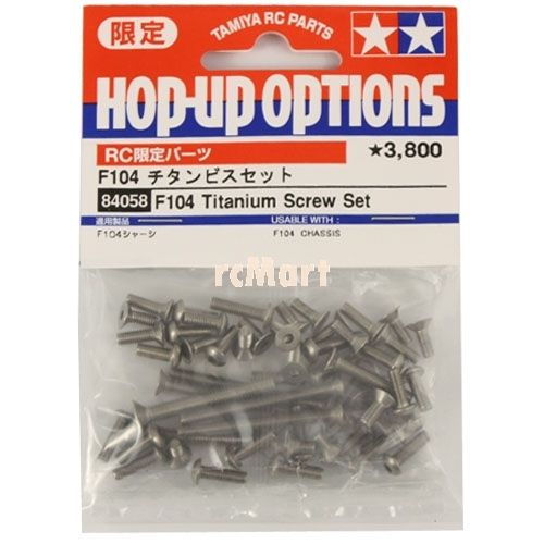 Tamiya 84058 F104 Titanium Screw Set