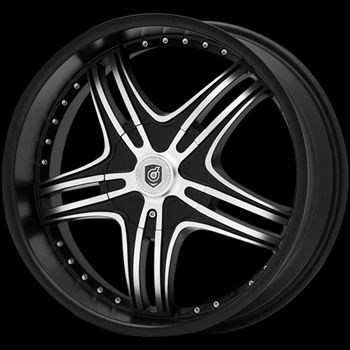 DropstarDS09 6x135 6x5.5 Black Tahoe Navigator Expedition F 150 Rims