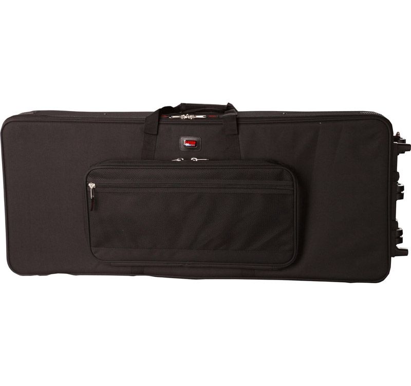 88 XL NEW LIGHTWEIGHT KEYBOARD CASE EXTRA LONG FOR 88 NOTES W/ WHEELS