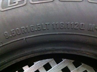 One BFGoodrich Commercial T A 9 50R16 5Lt 116 112Q