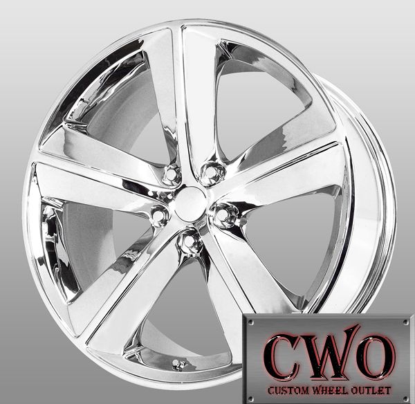20 Chrome Replica Challenger Wheels 5x115 5 Lug Fits Charger 300 300C