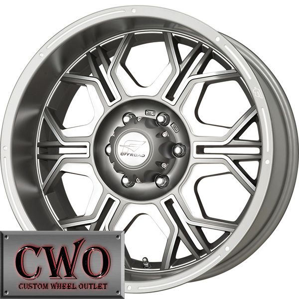 17 Gunmetal Falken Orc 952 Wheels Rims 8x165 1 8 Lug