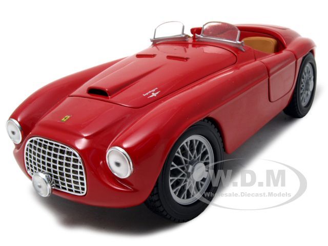 Ferrari 166 mm Red 1 18 Diecast Model Car