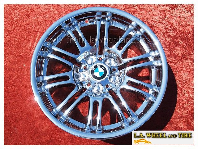 BMW M3 E46 Chrome 18 Wheels Rims Set 4 Exchange