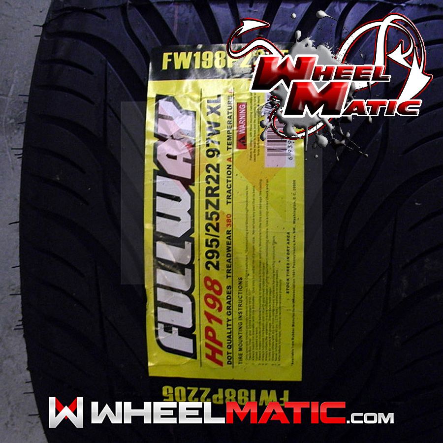 New 295 25R22 Fullway HP198 Tire 295 25 22 2952522