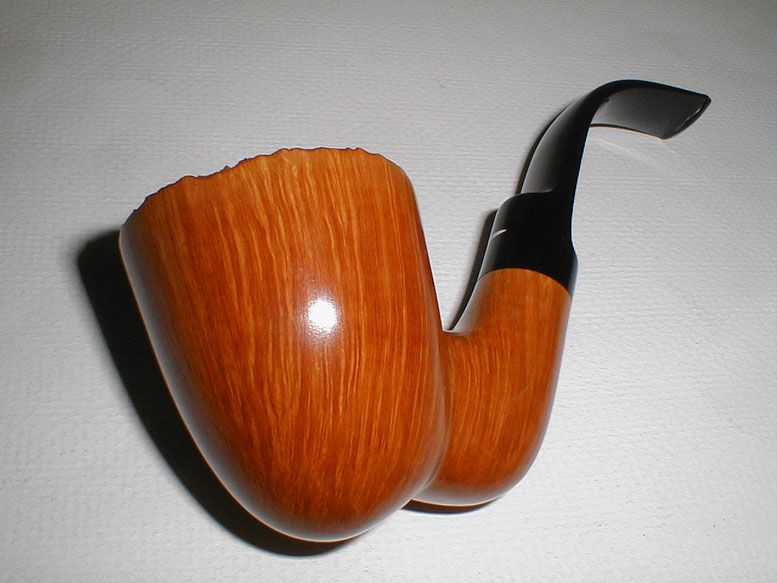 Baldo Baldi Straight Grain Bent Freehand Dublin Pipe * COOPERSARK NO