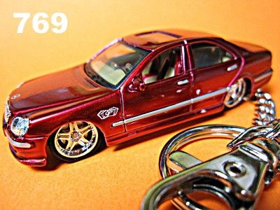 Mercedes Benz W220 Key Chain Ring Fob s Class S55 M Red