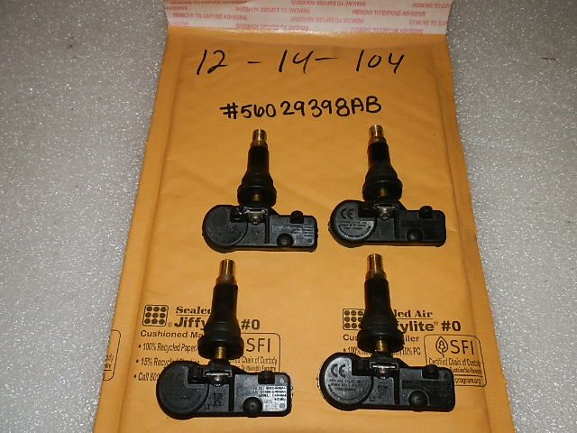 SET JEEP GRAND CHEROKEE DODGE RAM CHARGER CHALLENGER TPMS TIRE