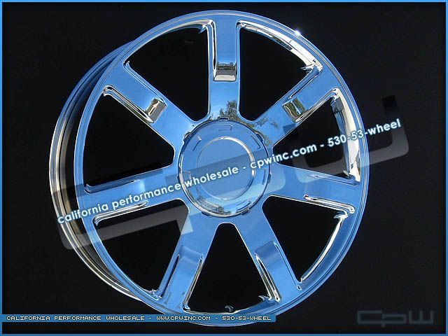 24 inch Chrome Wheels Rims Fits Chevy Chevrolet Suburban Tahoe