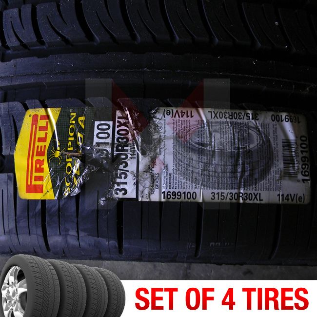 New 315/30R30 Pirelli Scorpion Aero Asimmetrico Tire Package 315 30 3