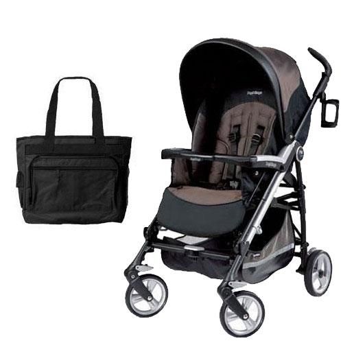 Peg Perego Pliko Four with A Diaper Bag Newmoon