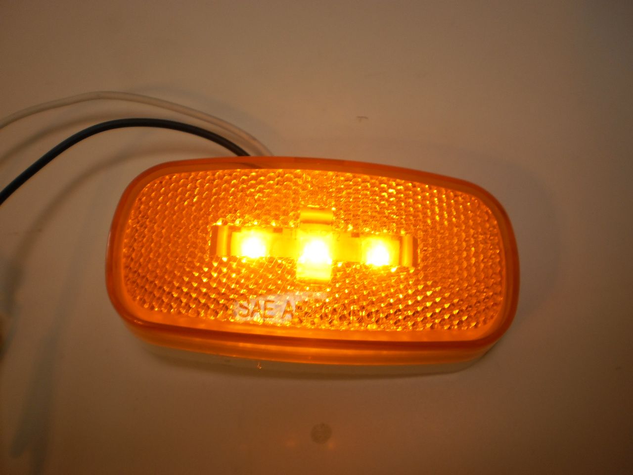 Jammy Marker CLEARANCE Light LED J 626 625 Amber 4x2 Reflex Lens