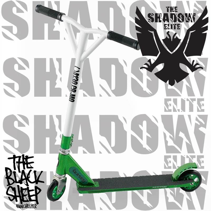 Shadow Custom Extreme Stunt Scooter Green Grit New UK