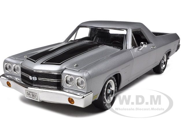 1970 Chevrolet El Camino SS 454 Silver 1 18 Ertl