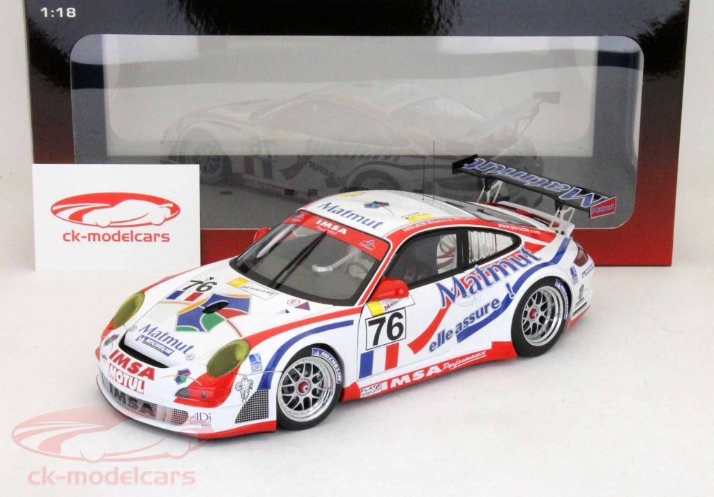 911 GT3 RSR #76 Matmut 24h LeMans 2007 Narac, Lietz, Long 118 AutoArt