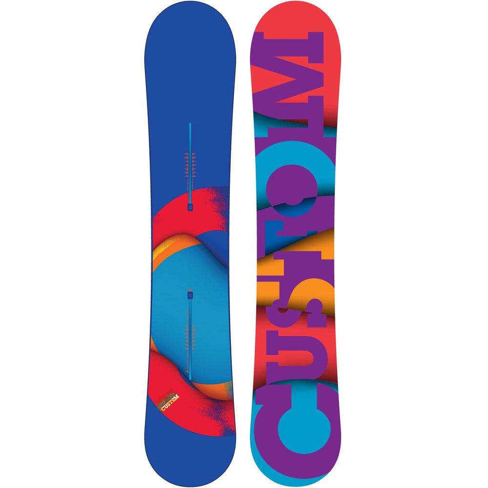 Burton Custom ICS Snowboard Camber 165 cm Wide 2012 Muster