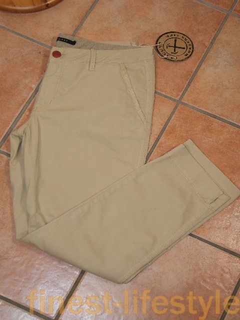 Jaggy Chino Jeans Röhre Stretch beige 42 NEU