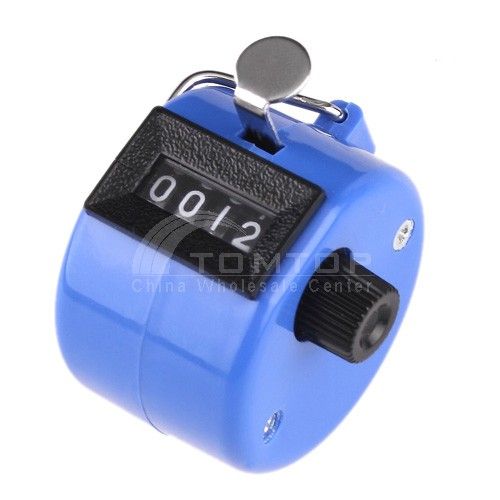 Handheld 4 Digit Number Tally Counter Clicker Golf