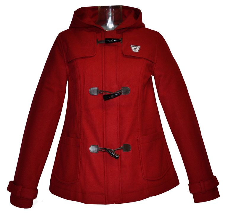 POLO SYLT MANTEL Dufflecoat Kapuze ROT M Damenmantel Jacke Damen