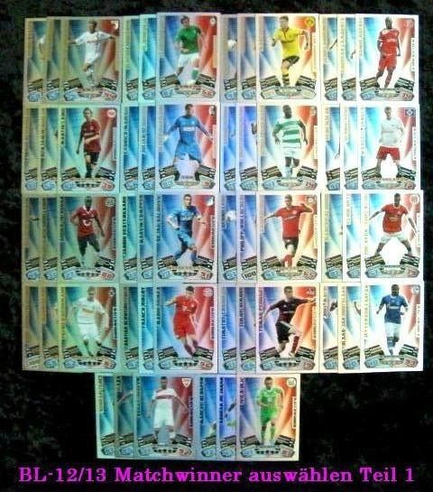 Match Attax 2012 2013 Bundesliga 12/13 Teil 1 Matchwinner/Club 100