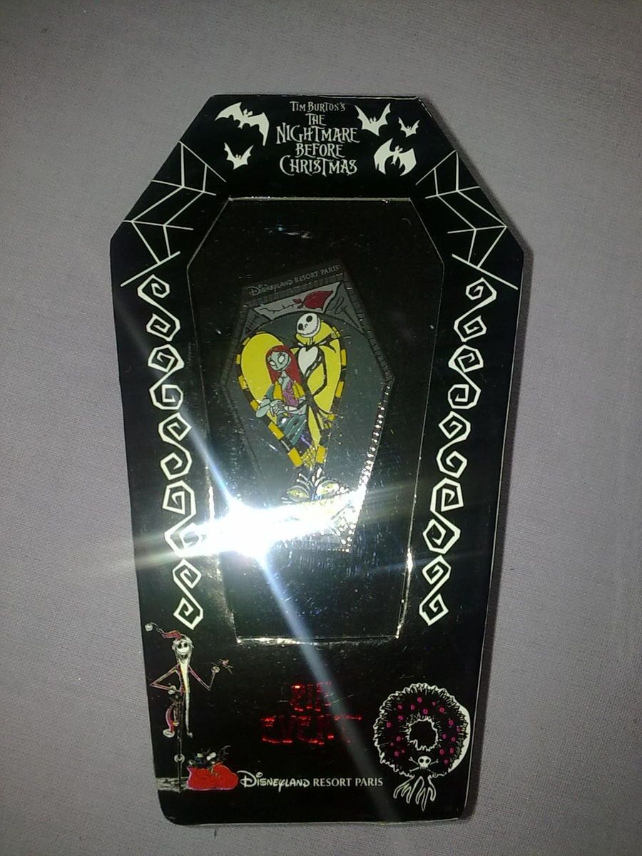 Nightmare before Christmas Event lim Disneyland Paris Pin Box Jack