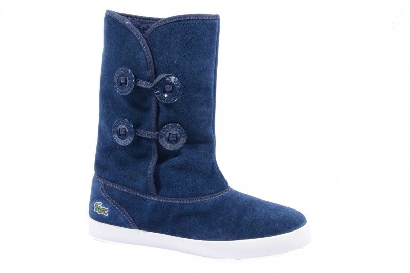 Lacoste Schuhe Stiefel Damen, Brier, dk blue/ off white