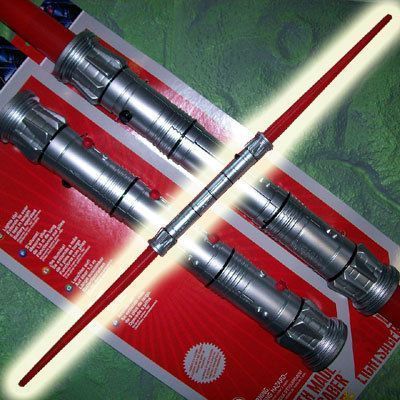 Darth Maul LASERSCHWERT rot LICHTSCHWERT Star Wars NEU