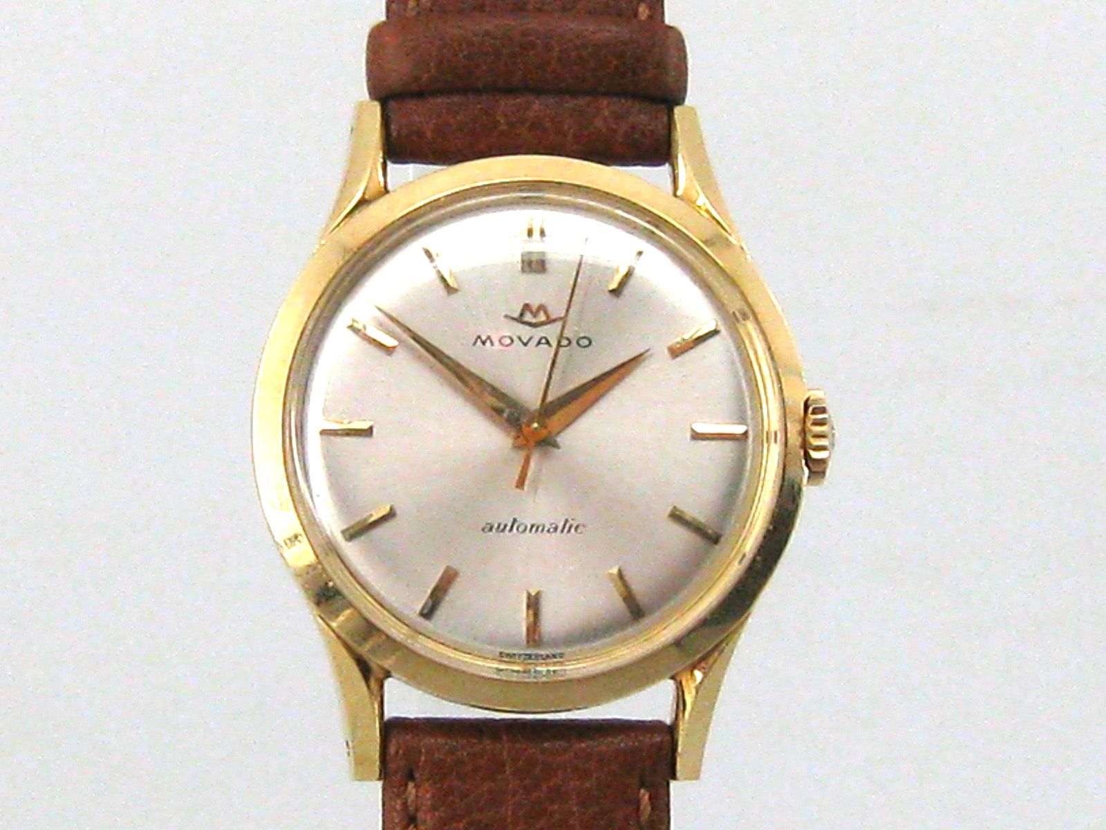 MOVADO HERRENUHR 18 KT GOLD REF 1179 KAL 431 A   SELTEN