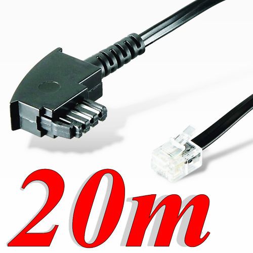 Kabel TEA F Telefonkabel 20 Meter 20 M Neu Sofort Lieferbar