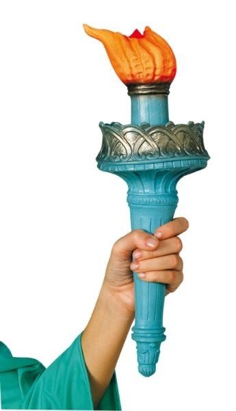 Lady Liberty Statue Freiheitsstatue Latex Fackel Torch