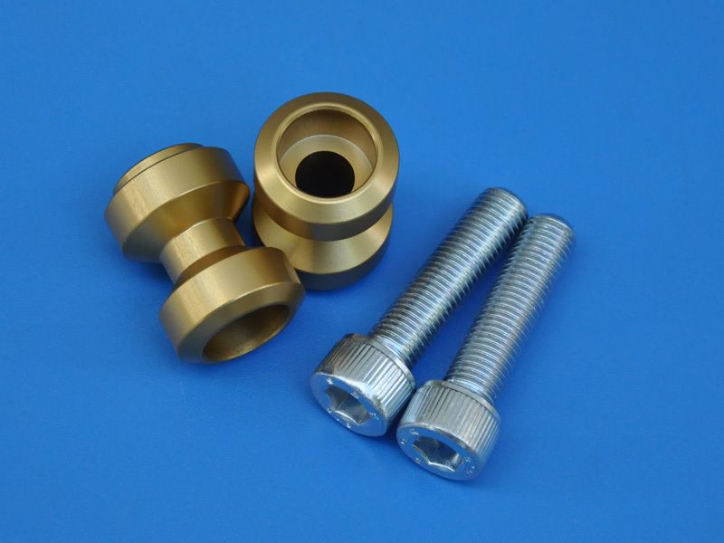 Bobbins / Racingadapter / Kawasaki Z 750 R / M10 x 1,25 / gold