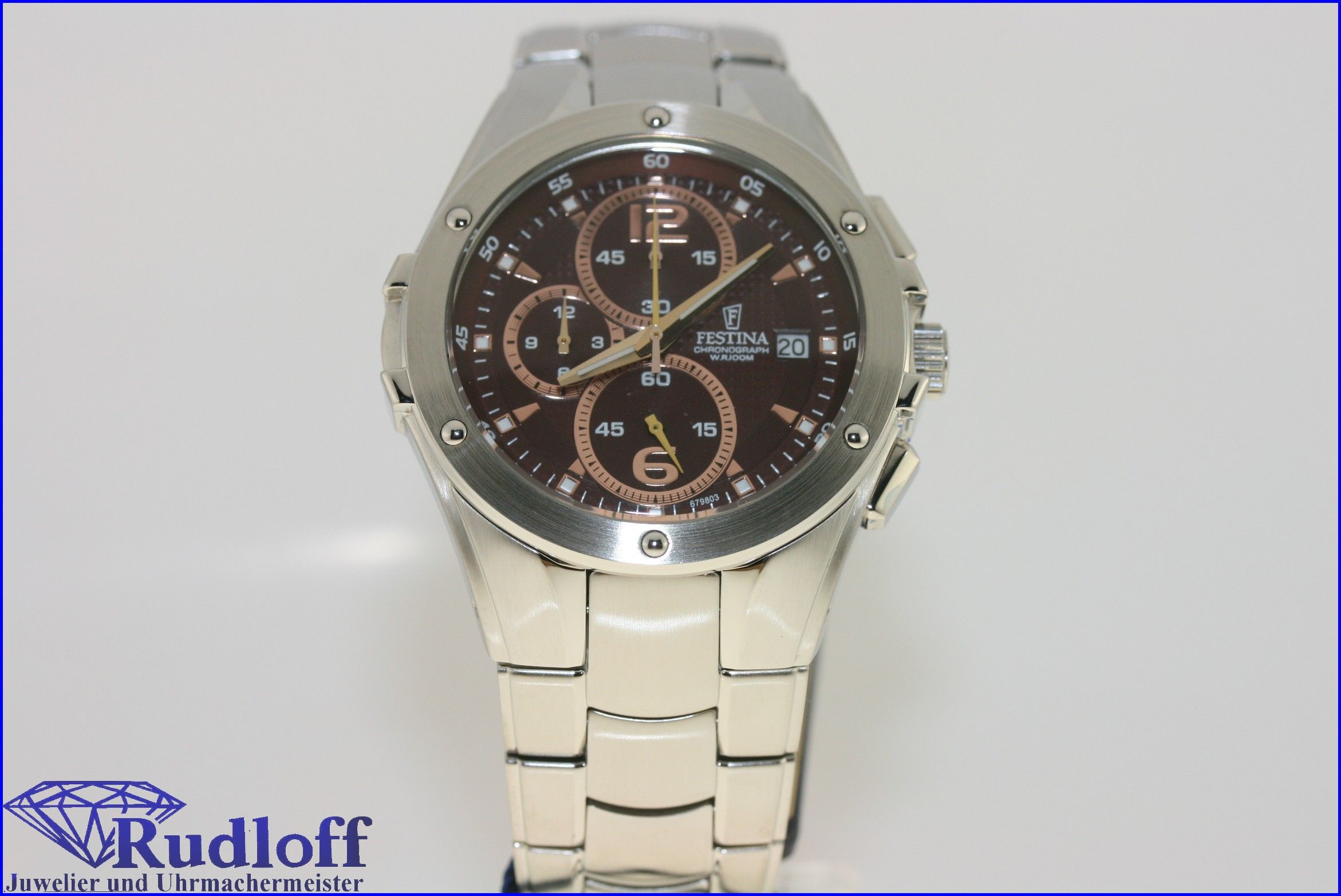 FESTINA SPORT UHR F6798 3 CHRONOGRAPH EDELSTAHL NEU