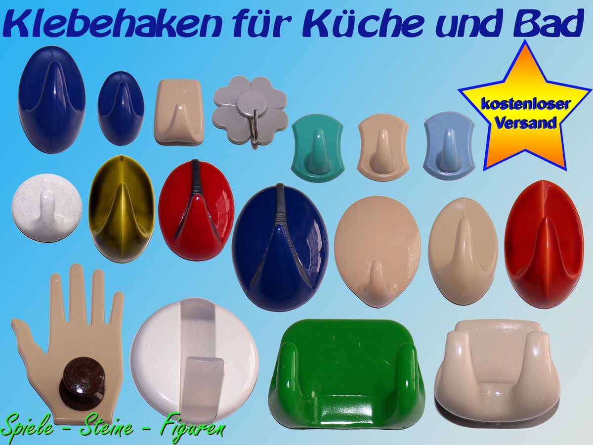 Klebehaken, Handtuchhaken, Handtuchhalter, selbstklebend Doppekhaken