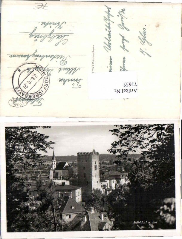 71655;Mühldorf am Inn 1940 Feldpost