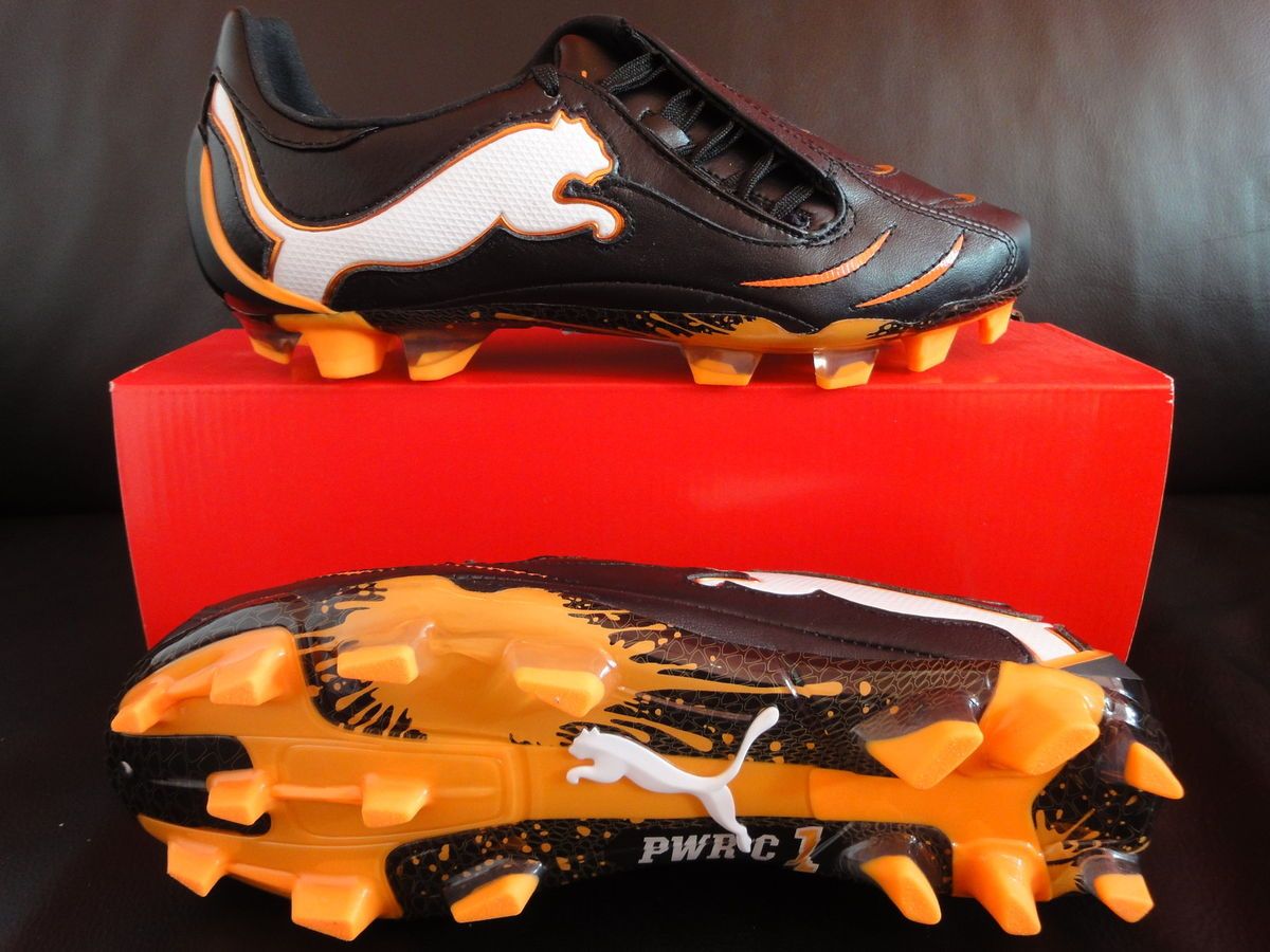 Puma Fußballschuhe PowerCat 1.10 FG/schwarz/orange/Größe 43